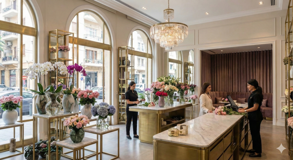 luxury flower shops in lebanon