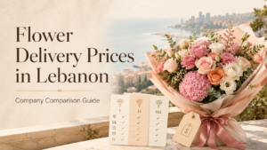 flower delivery prices Lebanon bouquet company comparison