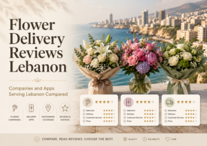 flower delivery reviews Lebanon companies and apps comparison
